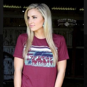 Crazy Train Cattle Drive Tee